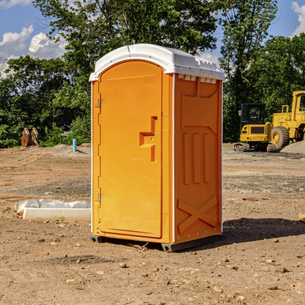 portable toilets at a wedding in Brownville ME